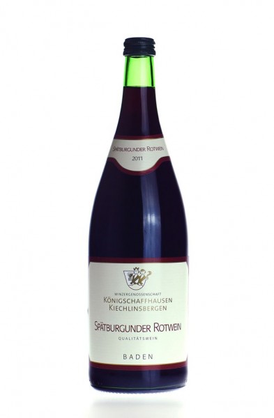 Königschaffhauser Spätburgunder Rot Liter Qualitätswein mild 2019